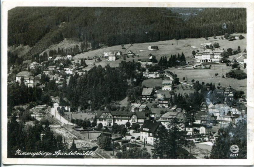 Carte Ancienne Spindelmühle, Sudetengau, Courrier Militaire - Seconde Guerre