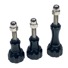 MaximalPower 3PK CNC Aluminum Thumb Knob Bolt Nut Kit For GoPro Hero 8 7 6 5 4 3