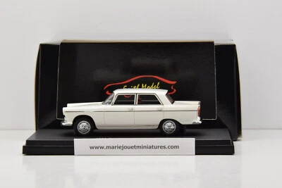 PEUGEOT 404 -8 1968 COURCHEVEL WHITE FRANCE SILAS MODELS 1/43 NEUVE EN BOITE - Photo 1/4