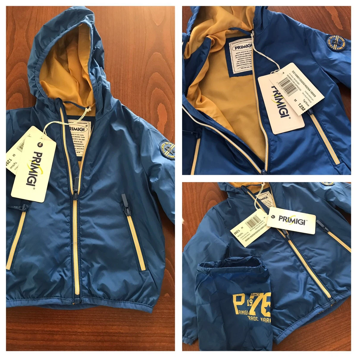 GIUBBINO BAMBINO CON CAPPUCCIO PRIMIGI 12 MESI eBay