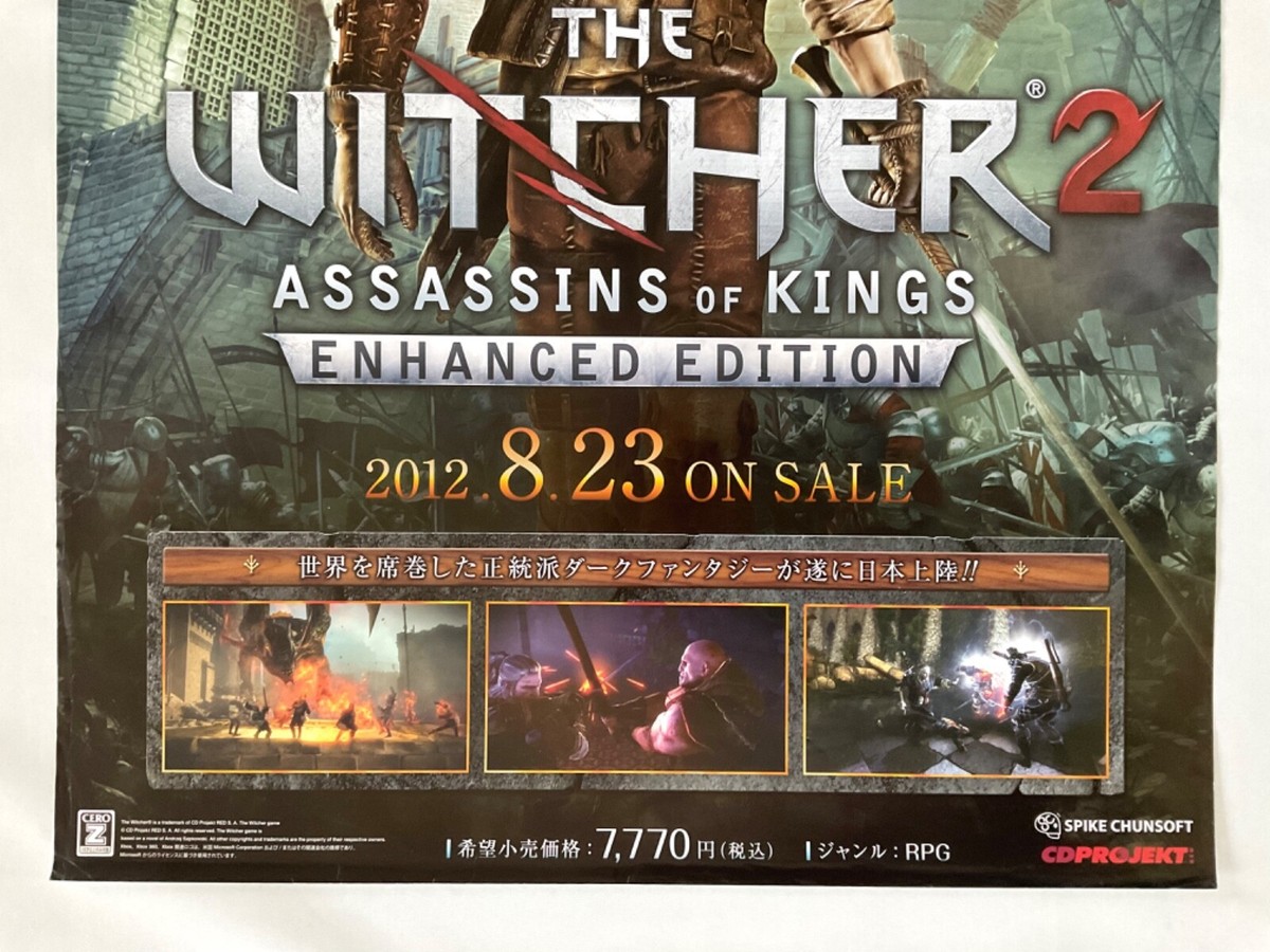 The Witcher 2: Assassins of Kings Promo Advertisement Game Poster