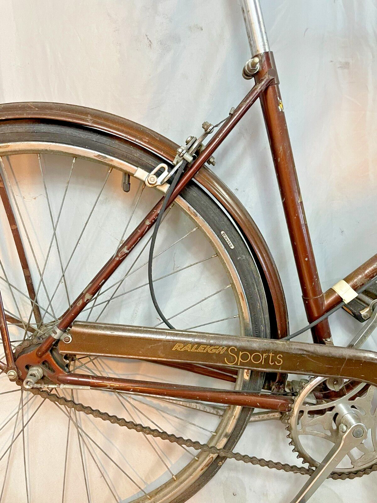 1978 Raleigh Sports Vintage Cruiser Bike X-Large 21.5" 3 Speed Steel USA Shipper