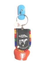 Pleasant Sound Keyring Swiss Cowbell Bell Door Hanging ORANGE