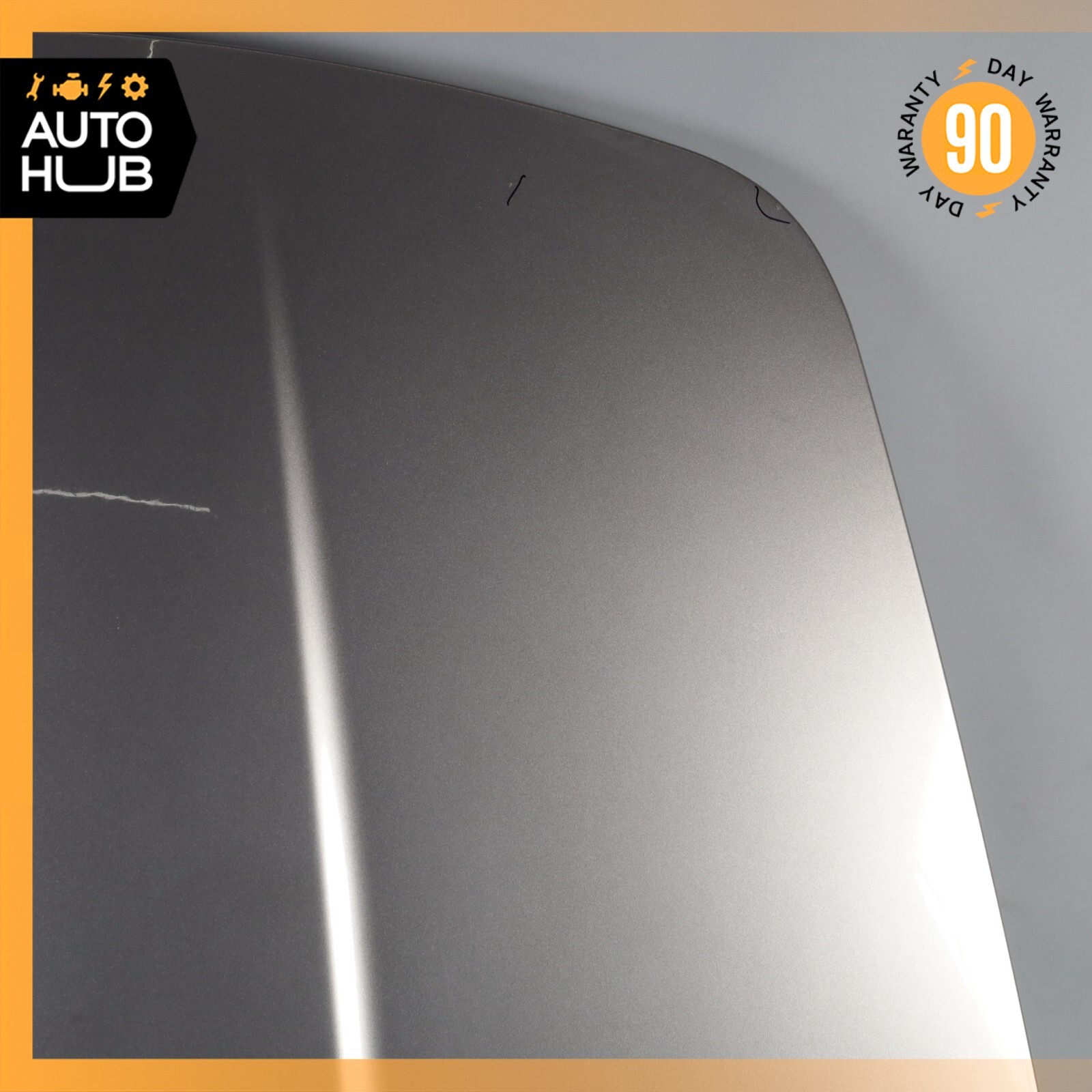03-13 Maserati Quattroporte M139 Hood Bonnet Cover Panel Assembly Gray OEM