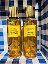 2 VICTORIA'S SECRET TOASTED HONEY FRAGRANCE BODY MIST SPRAY 8.4oz / 250ml NEW