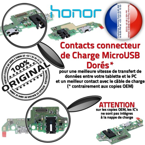 Honor 7X Charge Rapide Connecteur Micro USB ORIGINAL Nappe Prise Câble Chargeur - Photo 3/5