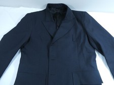 FLYING CROSS 38803 COMMAND MEN SIZE 42R SINGLE BREASTED NAVY NO BUTTONS