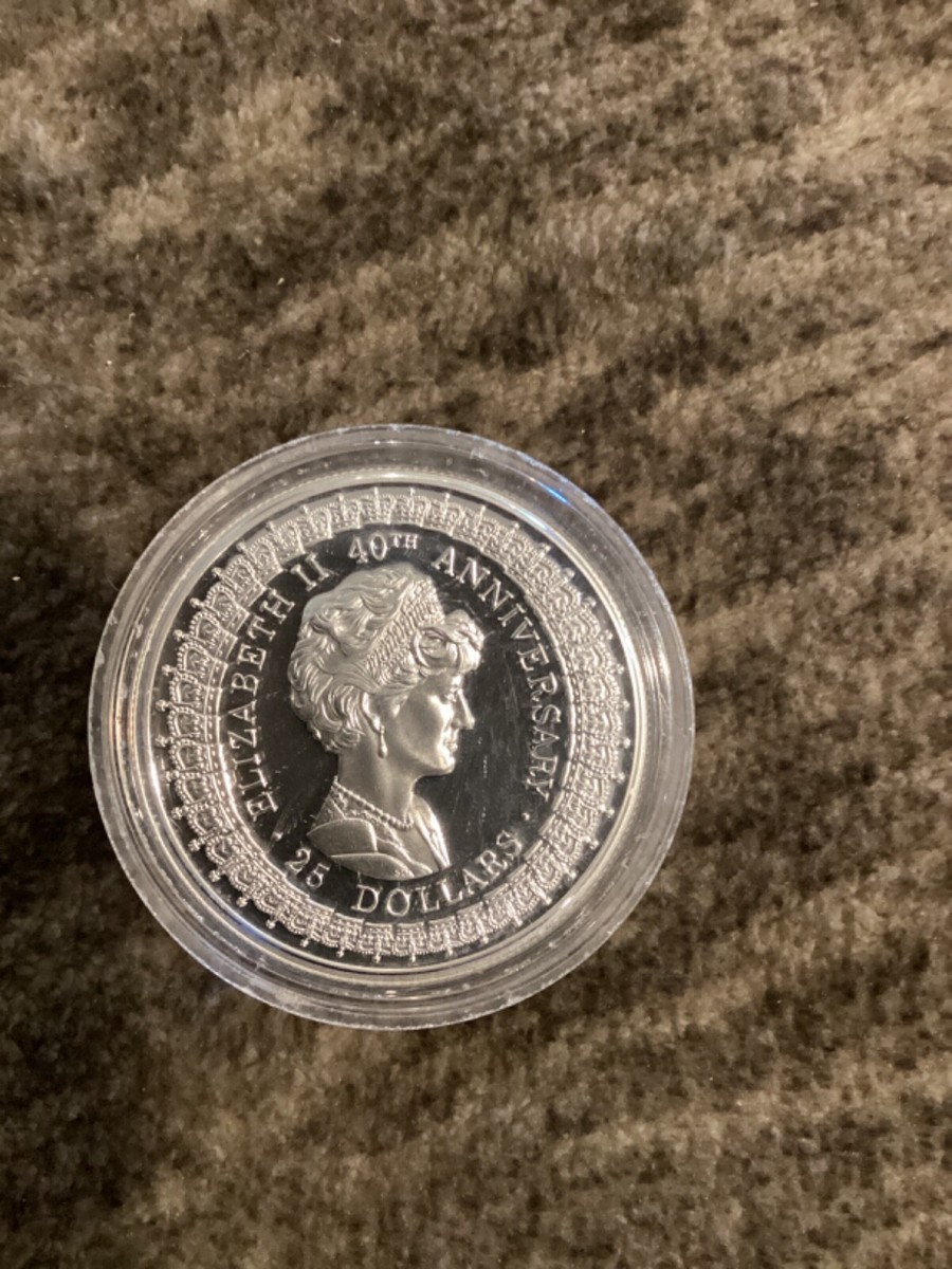 40th Anniversary Queen Elizabeth Australian 25 Dollar Proof | eBay