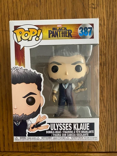 Funko Pop #387  "Ulysses Klaue" (BLACK PANTHER)   Never opened