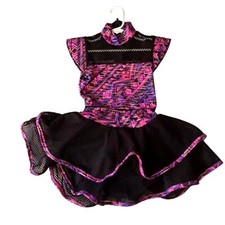Dansko 2Pc. Nights On Broadway Size Child M Dancewear Mesh Leotard/Skirt M