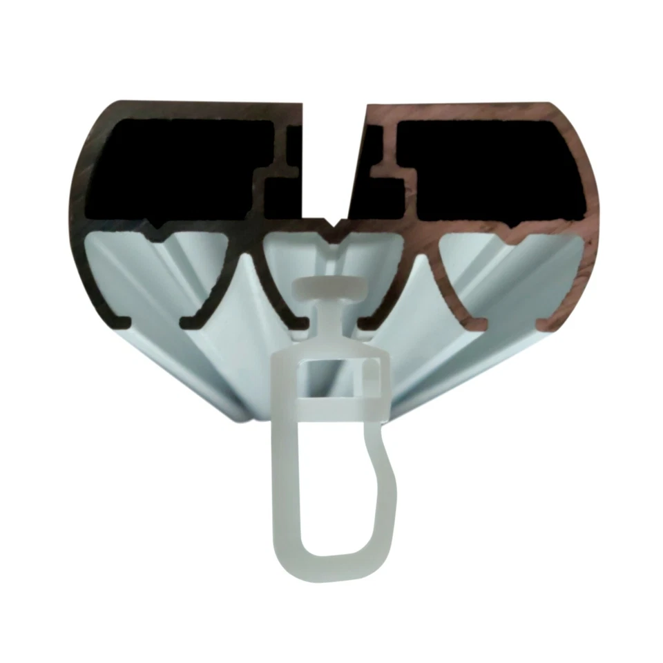 100 Faltengleiter - Gardinengleiter - Faltenhalter - Gardinenhaken mit 7mm Kopf - Bild 4 von 4