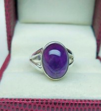 Natural Amethyst Ring 925 Sterling Silver Handmade Ring Gemstone Jewelry R103