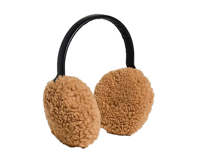 НОВЫЕ женские наушники Esme Luxe Teddie Apparis с бирками W, орехово-коричневые, Один размер