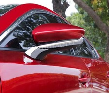 For 2019-2024 Mazda 3 Bp Chrome Car Side Wing Rearview Mirror Strip Cover Trim