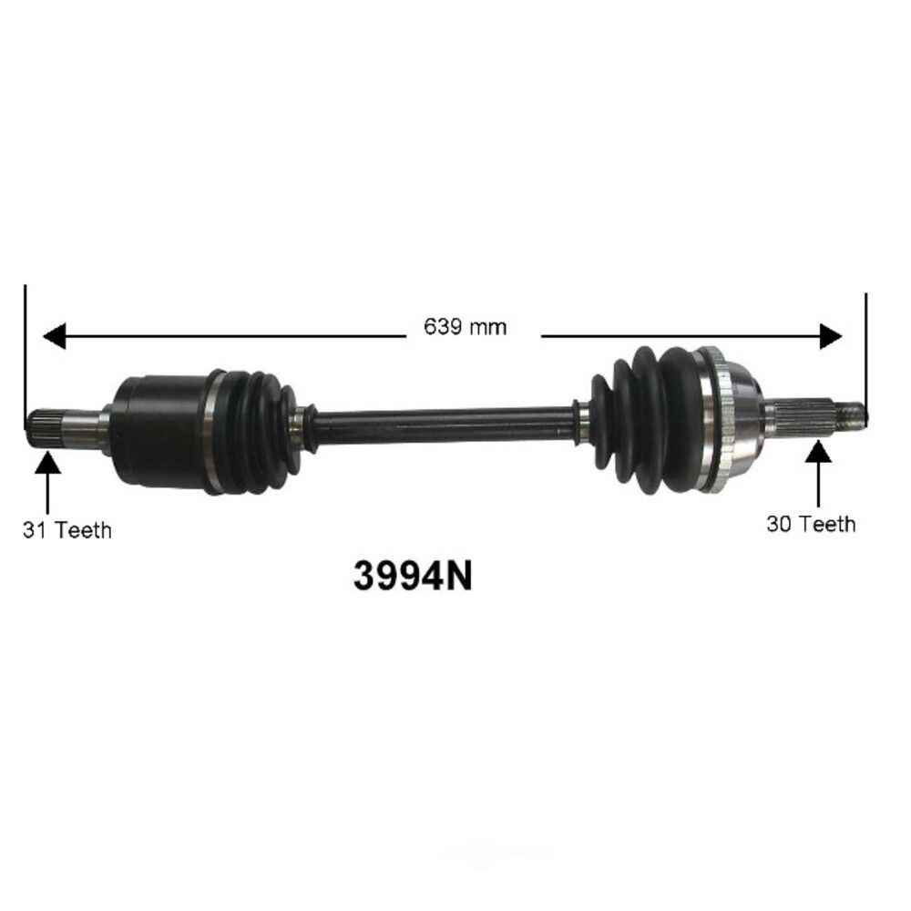 CV+Axle+AssemblyPDL+Autopart+Intl+1700197132+fits+9195+Acura+Legend