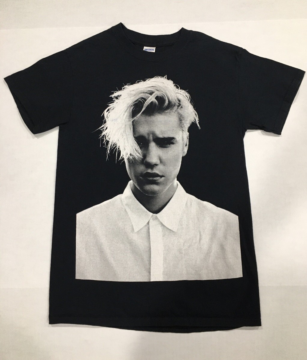 Justin Bieber Purpose Tour Shirt Size Small Gildan Portrait