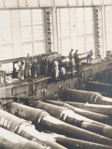 Carte photo Usine Canons Le Creusot Schneider Saône-et-Loire 71 Guerre Militaire - Picture 3 of 5