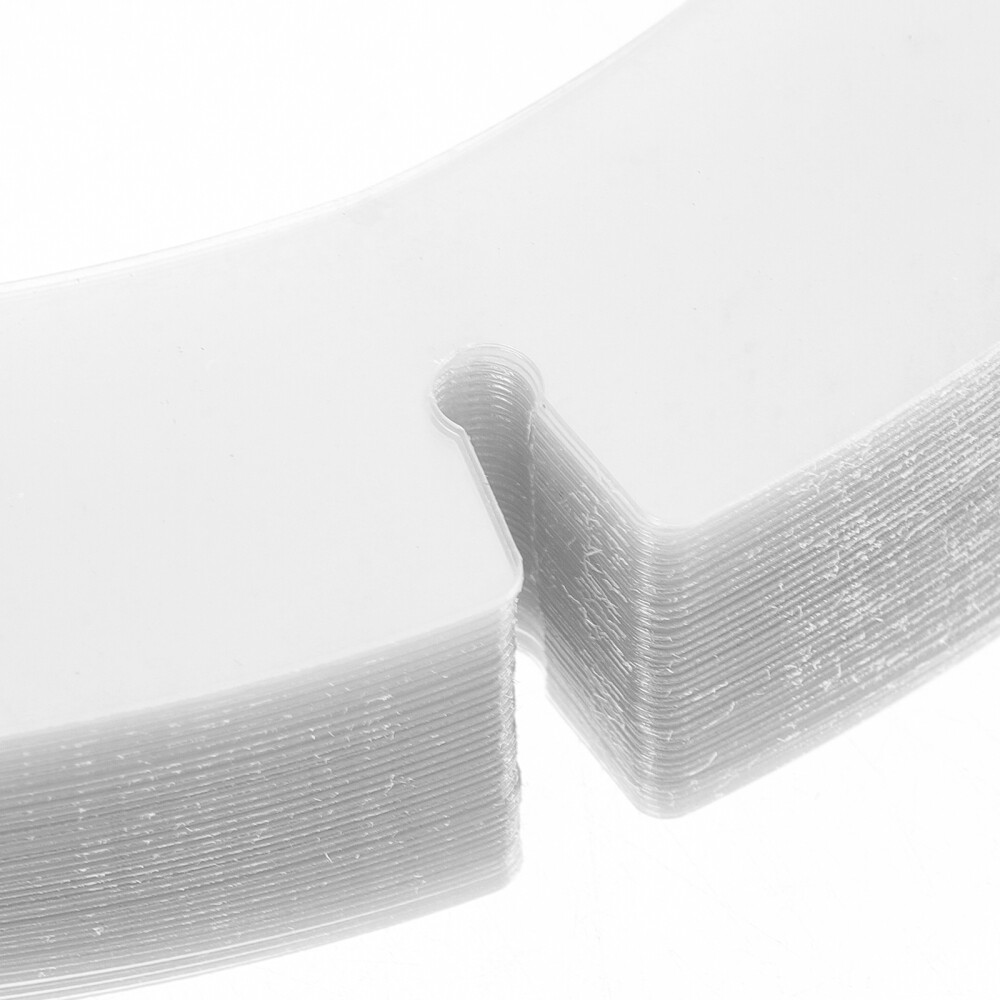 100 Pcs Collar Stays Plastic Stiffeners Shirts Inserts Dress Women's