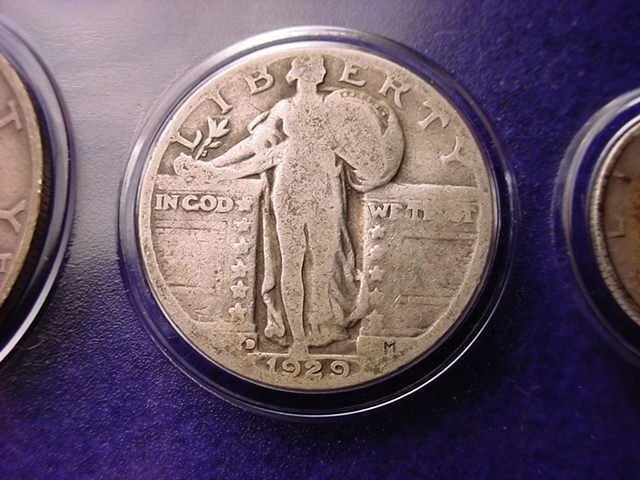 1929 DENVER NICE 5 COIN MINT SET GREAT 90% SILVER coins!    #12 - Image 4 of 4