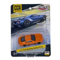 1:64 Ford Mustang Shelby GT350 Modellauto Die Cast Spielzeug Sammlung Orange
