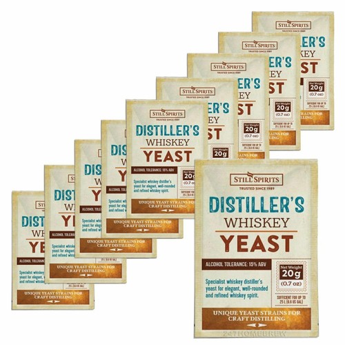 10x Still Spirits Distillers Whisky Yeast 20g for 25L 15% ABV