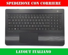 TASTIERA ORIGINALE PER HP X360 M6-W CON PALMREST TOPCASE NERO