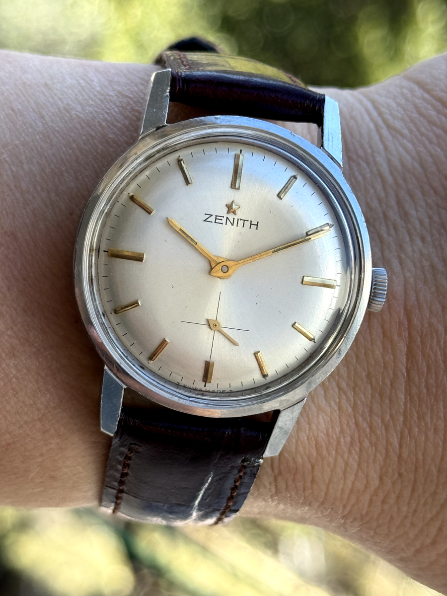 Vintage Zenith Manual Cal.2531 Mens Swiss Made Service Just Made