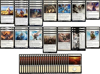 Elite Angel Deck - Mono White - 60 Card - Very Strong - MTG Magic the Gathering!