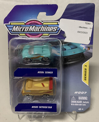 Micro Machines Series 1 #007 - RARE 2 Pack - Senner/Skyhigh Van BN2