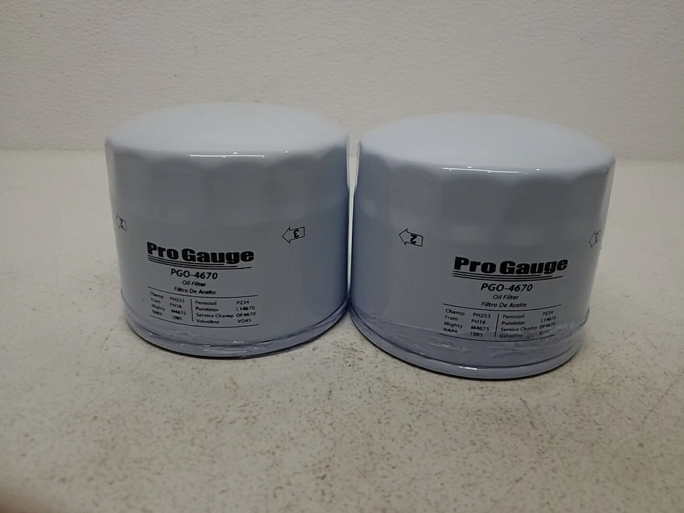 Filtro de óleo automotivo calibre profissional PGO-4670 quantidade de 2 filtros de óleo - Imagem 3 de 3