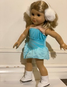 american girl ice skating set