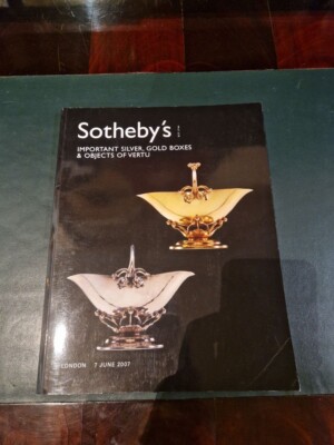 ''Sotheby's, Important Silver, Gold Boxes & Objects Of Vertu'' 2007, London