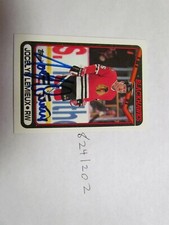 1990 1991 Topps Jocelyn Lemieux Signed Hockey Card 