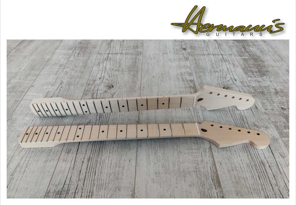ST One Piece Canadian Maple Replacement Neck, Unfinished, 21 Frets - Bild 4 von 4