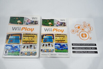 Wii Play Game (Nintendo Wii) Games Multi Sports Complete w/Manual FREE SHIPPING