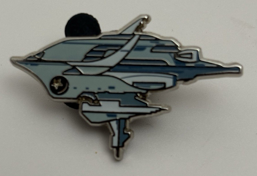 Disney Parks Pin 2024 Hidden Mickey Pixar Characters Wall-E Axiom Ship #163924