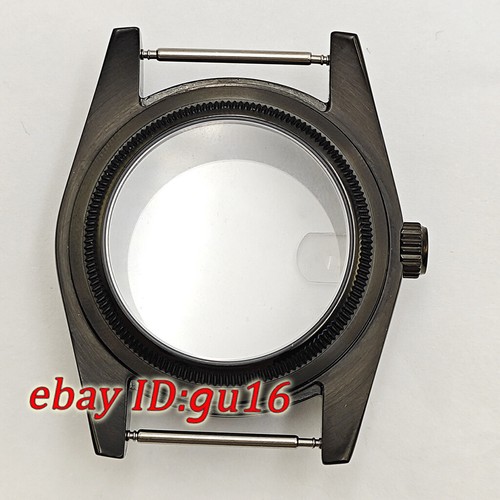 Cassa orologio 36 mm 39 mm nera adatta per NH35 NH36 Miyota 8215 ETA 2824/2836 DG2813 3804 - Foto 3 di 11