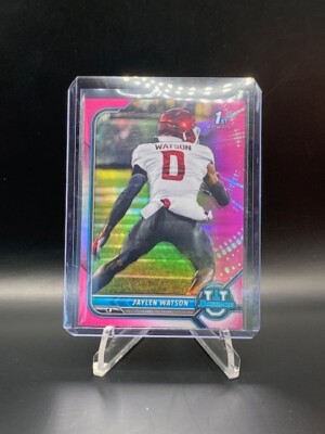 Jaylen Watson 2022 Bowman U 1st PINK #76 Rookie #KANSASCITYCHIEFS [RC] Parallel