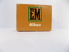   Nice Box  Nikon EM SLR 35mm Film Camera Black Body from Japan