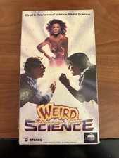Weird Science VHS 1985 Teen Sci-Fi Comedy Anthony Michael Hall Robert Downey Jr