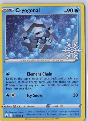 Cryogonal - (Holiday Calendar) Holo Common 043/203 LP