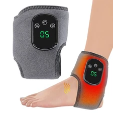 Electric Foot Ankle Vibration Massager Pain Relief Infrared Hot Compress Therapy