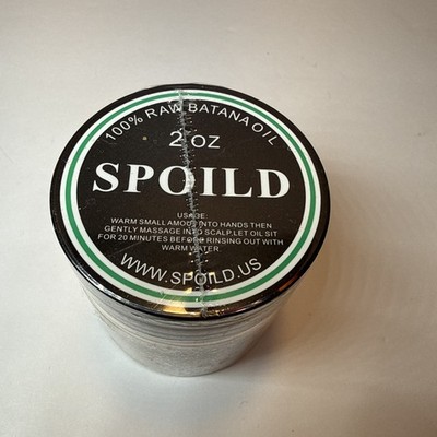 Spoild 100% Raw Banana Oil For Hair 2 Oz Sealed