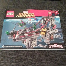 LEGO MARVL SUPER HEROES 76057 Spider-Man Web Warriors Bridge Battle Instructions