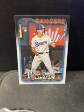 2024 Topps Update Wyatt Langford Rookie #US341 TEXAS RANGERS TEX MLB RC BASE
