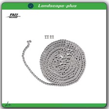 10ft Roller Chain 25 With 2 Connectors 1/4" Chain Pitch For Go Karts, Mini Bike