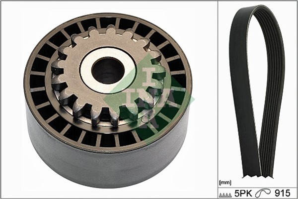 Keilrippenriemensatz Schaeffler INA 529 0177 10 FüR Twingo FC0 KC0 Renault Clio-image