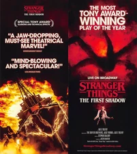 Stranger Things The First Shadow Play Flyer Ad Live Broadway 2025 New York City