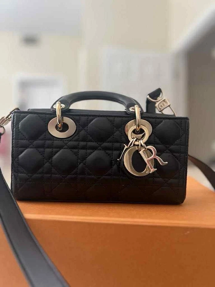 Dior леди D-Joy маленькая сумка черный в отличном состоянии - Изображение 4 из 4