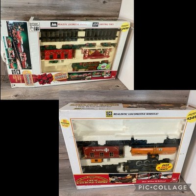 NEW BRIGHT Trains BUNDLE - GREAT RAILROAD CO. EMPIRE #185 Christmas Express #183